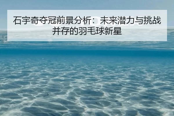 石宇奇夺冠前景分析：未来潜力与挑战并存的羽毛球新星